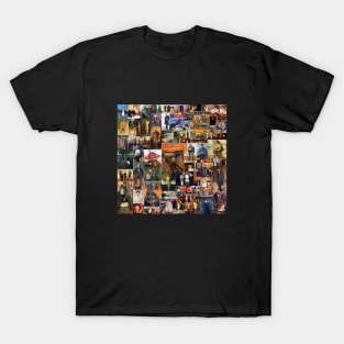 Edvard Munch Mosaic T-Shirt